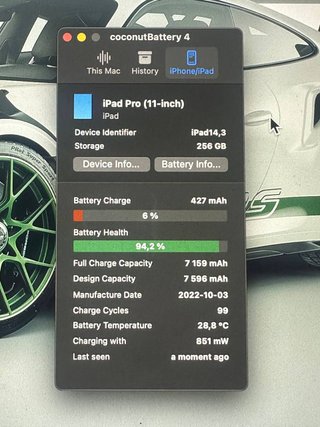iPad pro m2 256gb (pantalla cambiada)