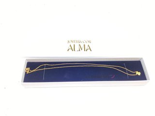 collar oro 18k 22cm