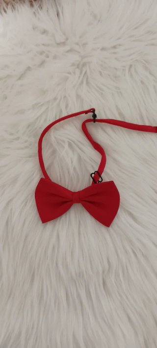 Pajarita Roja Ajustable