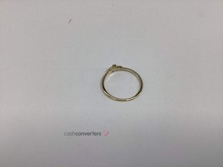 anillo oro 18k con piedra con diamante