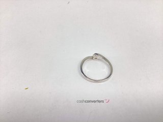 anillo plata 925mm con piedra con diamante de laboratorio