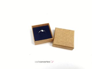anillo plata 925mm con piedra con diamante de laboratorio