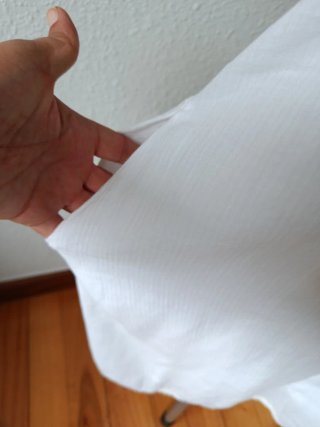 Vestido blanco corto tirantes