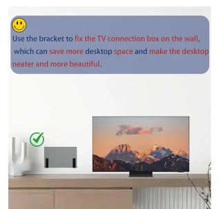 Soporte Pared One Connect Box Negro