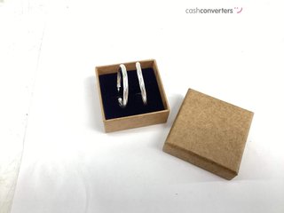 argollas plata 925mm