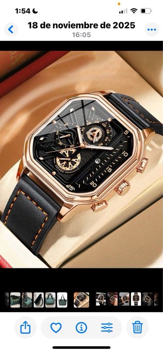 Reloj YOLAKO Negro/Dorado