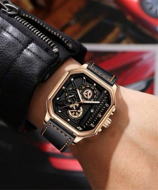 Reloj YOLAKO Negro/Dorado