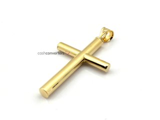 crucifijo oro 18k con circonita