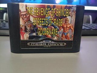 Cartuccia Sega Mega Drive 3 in 1