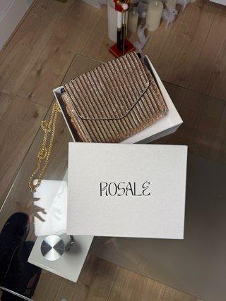 Bolsos de fiesta plateados, rosegold y blancos