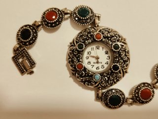 Nuevo Reloj Mujer Vintage Plata 925