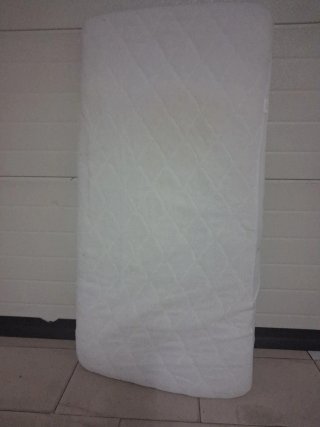 Colchón cuna blanco 115x60x12