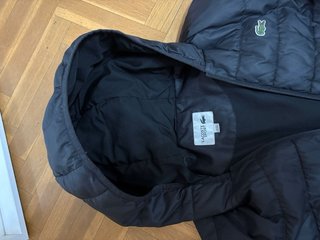 Abrigo Lacoste Negro