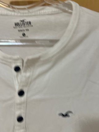 Camiseta Hollister Blanca