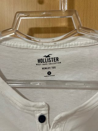 Camiseta Hollister Blanca