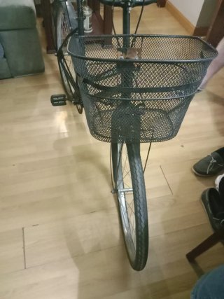 Bicicleta Paseo Mujer Cesta Negra