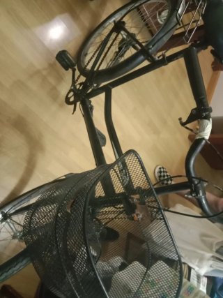 Bicicleta Paseo Mujer Cesta Negra
