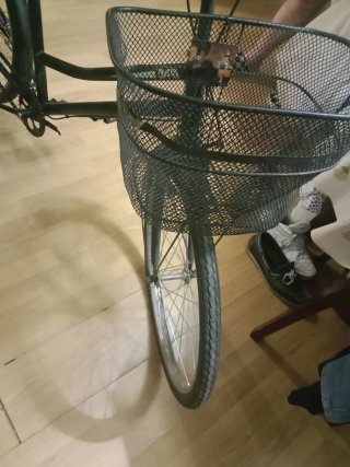 Bicicleta Paseo Mujer Cesta Negra