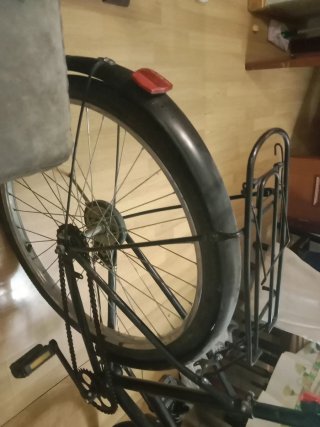 Bicicleta Paseo Mujer Cesta Negra