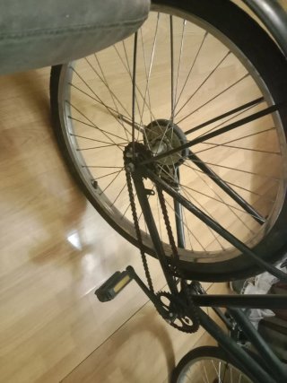 Bicicleta Paseo Mujer Cesta Negra