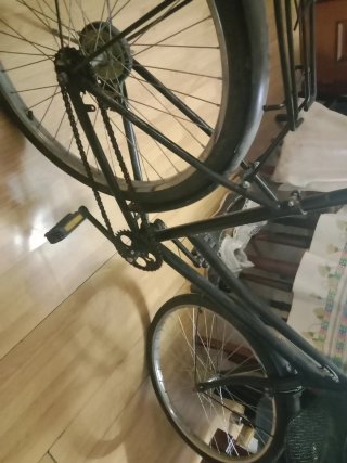 Bicicleta Paseo Mujer Cesta Negra