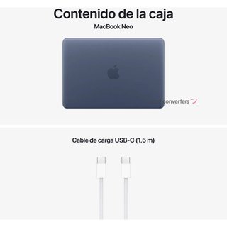 portatil apple apple macbook neo 13 pulgadas 8gb 256gb