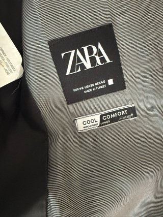 Traje ZARA gris Talla 48 blazer y 36 pantalón