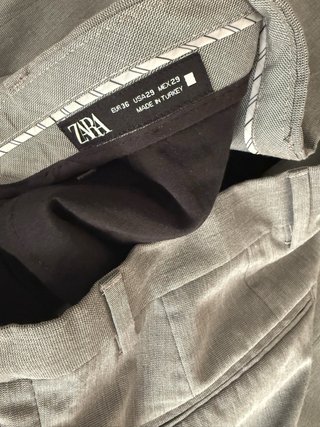 Traje ZARA gris Talla 48 blazer y 36 pantalón