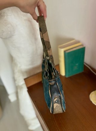 Bolso Y2K Guess Vaquero Azul y Marrón