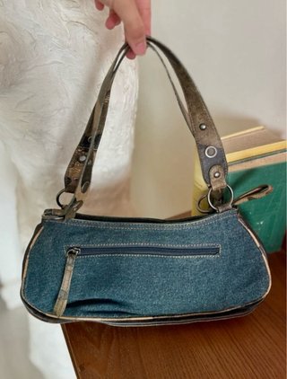 Bolso Y2K Guess Vaquero Azul y Marrón