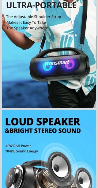 Altavoz Tronsmart Bang SE 40W Bluetooth