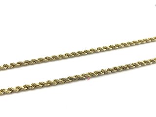 cadena oro 18k 30cm