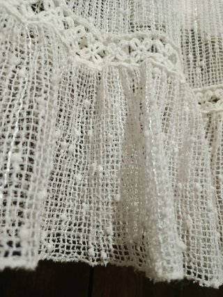 Falda Larga Estilo Ibicenco Blanca