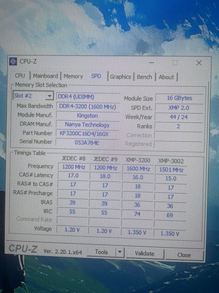Kingston Fury DDR4 16GB 3200MHz RAM