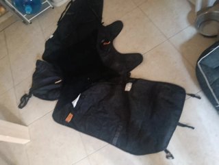 Manta para moto negra