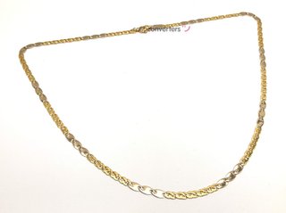 cadena oro 18k 25cm