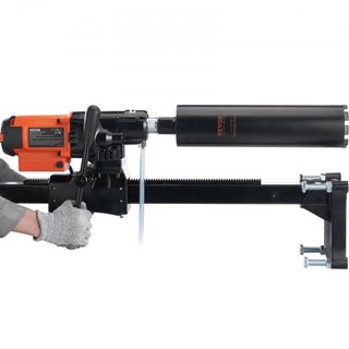 Máquina de perforación de núcleo de diamante húmedo y seco, equipo de perforación de concreto 3200W 750RPM