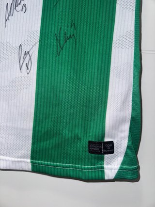 Camiseta oficial Real Betis firmada por 17 jugador