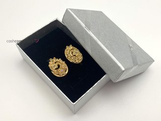 pendientes oro 18k con circonita