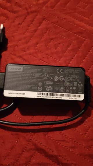 Cargador Lenovo 45W USB-C