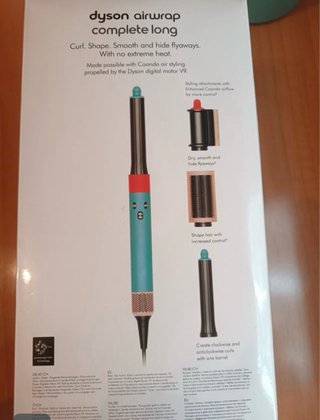 Dyson Airwrap Turquesa/Naranja