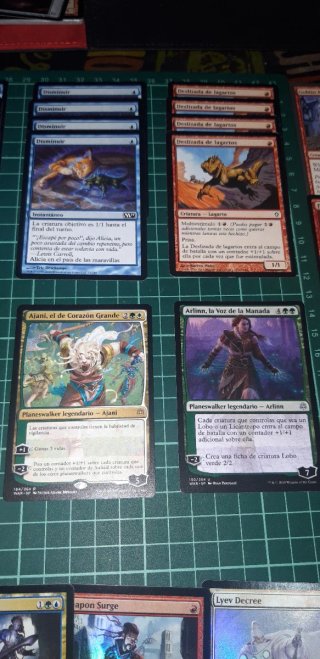 Mazo y cartas Magic The Gathering