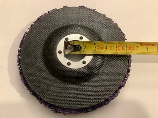 Disco morado 115x22 polietileno amoladora (NUEVO)