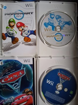 Wii Volantes y Juegos: Mario Kart, Cars, Ferrari