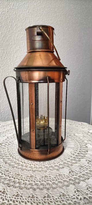 Farol Marítimo Cobre y Cristal
