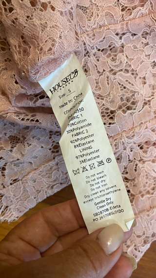 Abito midi pizzo House of CB S