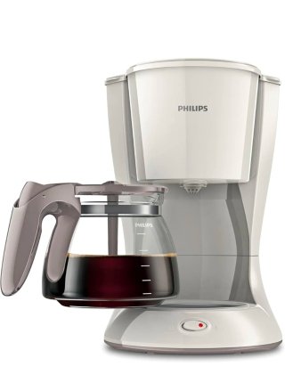 Cafetera Philips con jarra de cristal