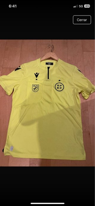 Camiseta Árbitro Macron RFEF Talla M