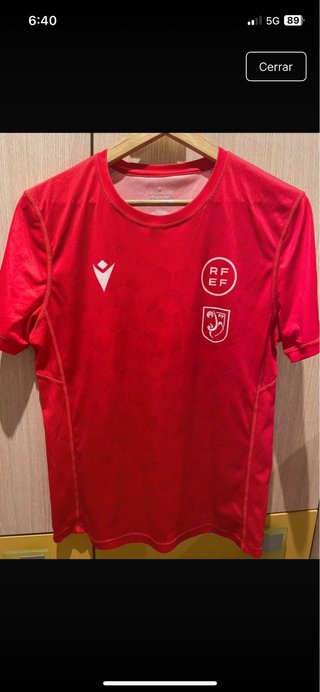 Camiseta Árbitro Macron RFEF Talla M
