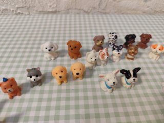 Colección 30 perritos miniatura